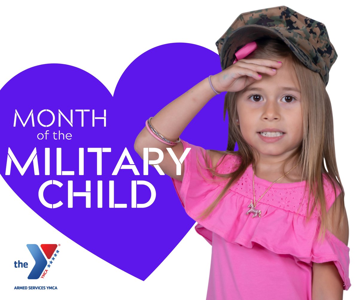asymca's tweet photo. Kicking off #MonthoftheMilitaryChild today with a pic request of how your #militarychild is staying busy. Add #ASYMCAStrong. Please retweet! #milkid #milchild https://t.co/EDinsE9YT8