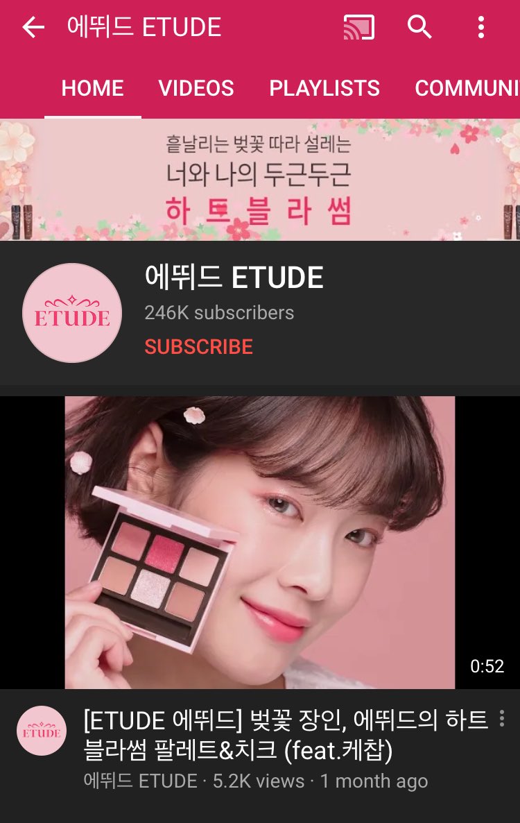 chickdongpyo's tweet photo. omg guys Etude House official YouTube channel left a comment in dongpyo’s cleansing routine video! 
“cutie pie dongpyo-nim thank you for your love for etude house kyak!!!!!!!!! 💕💕” https://t.co/P6fcQzURzR