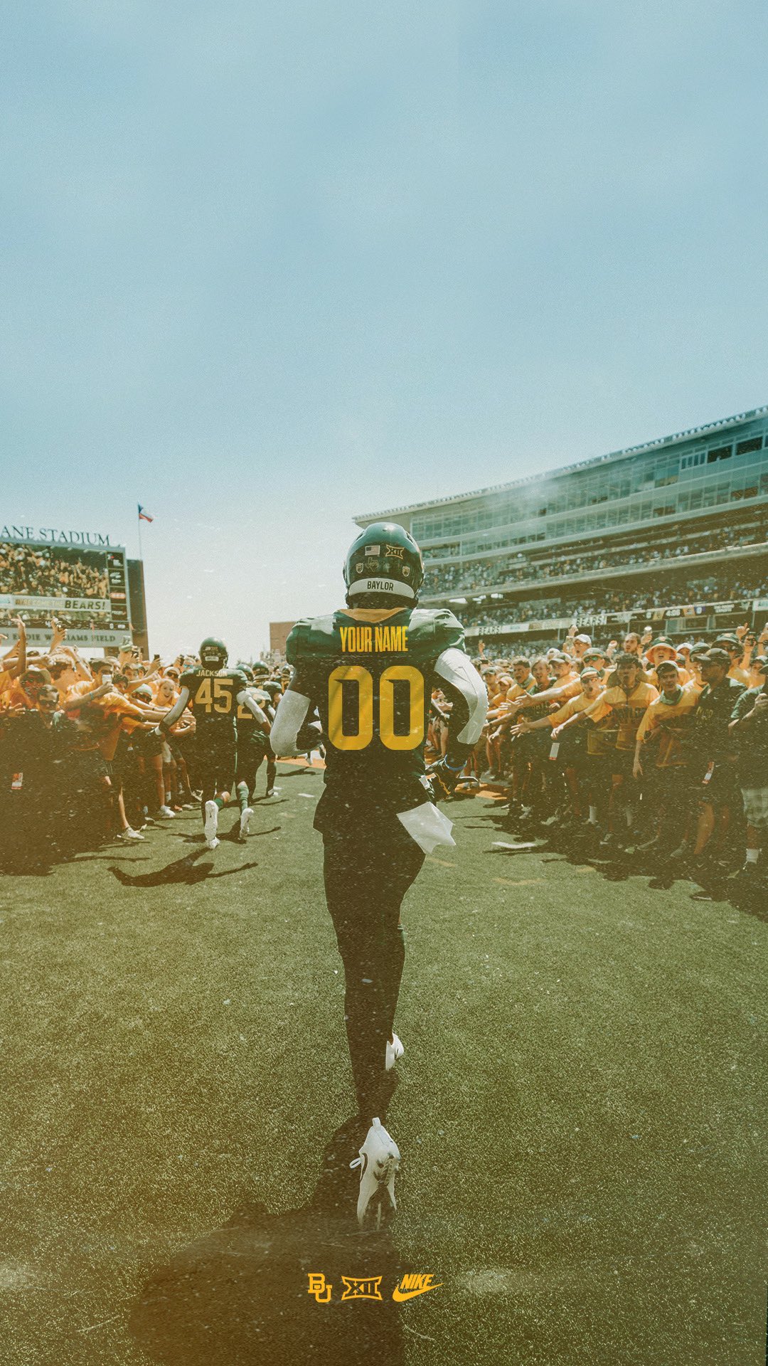 custom baylor football jersey