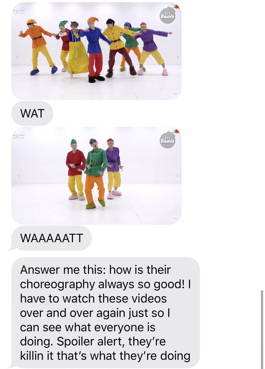 John is watching choreography videos and I let one be a surprise Also yes John. The choreo is incredible. 