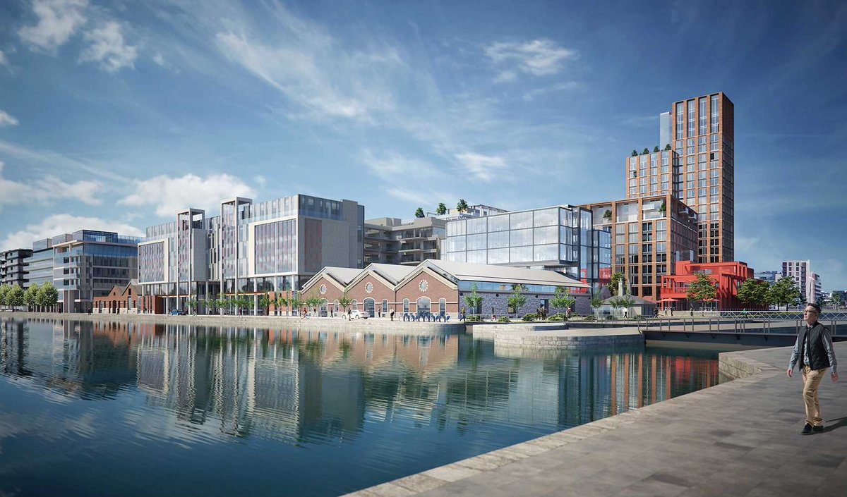 Our ongoing project in Dublin: 10-12 Hanover Quay designed by O'Mahony Pike Architects. 
10-12 Hanover Quay: 1 700 sqm. of double glazed units will be used for waterside warehouse‘s refurbishment as well as for four stories extended part to be raised above the existing building.