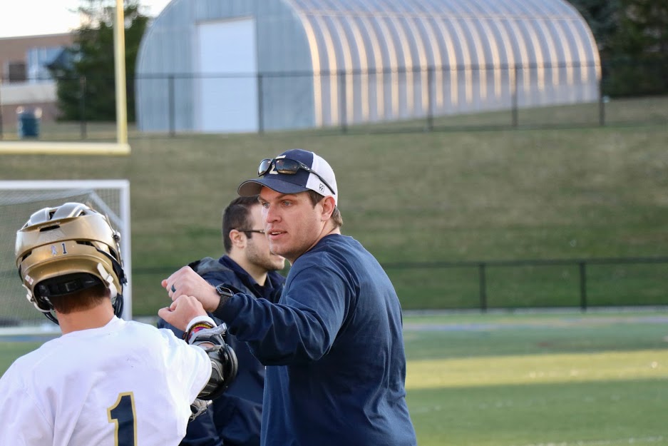 CoachKilpatrick's tweet photo. New Lacrosse challenge! Post a pic of you coaching. Once you’re nominated you have 24hrs to respond or you donate $20 to a charity, then nominate 4 coaches. I was nominated by @SouthLyonLax. I nominate @RHSFalconLax @AdamsLacrosse @WLNLacrosse and @rusharkslax https://t.co/ik2ExmVjjq