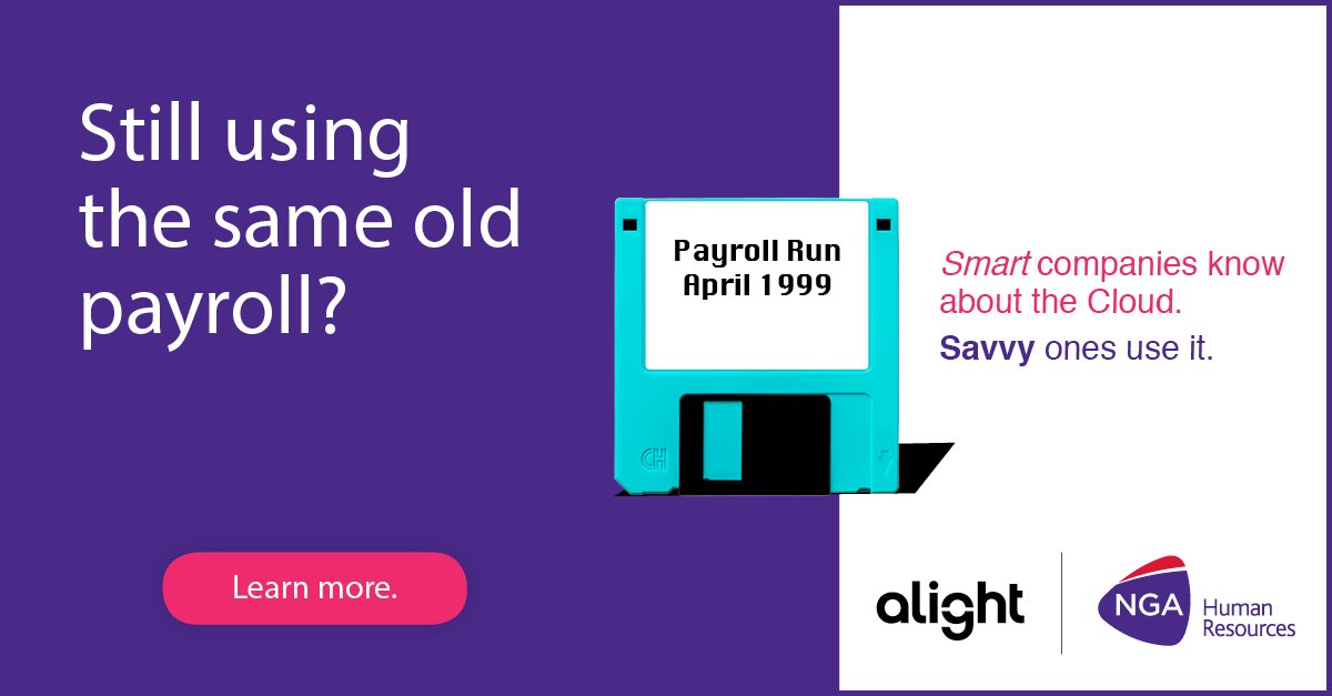 NGA_US's tweet photo. Have you ever saved a #payroll run to one of these? 

How savvy are you when it comes to payroll? Maybe it's time for a change... #MovetotheCloud

Learn more: https://t.co/abzu6Exwmy https://t.co/AeUrmuTjPL