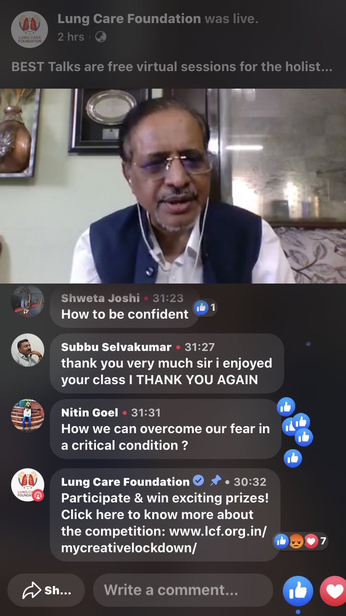kandhari_ekta's tweet photo. “Feed ur faith not fear , do not hesitate to initiate ,develop willingness to move from good to great”.Wonderful session by @ashokkp ,a great initiative @icareforlungs .#ahlconintl @SDGsForChildren @BEST_AhlconIntl @SDG4QEducation https://t.co/zTeIWEBUAl