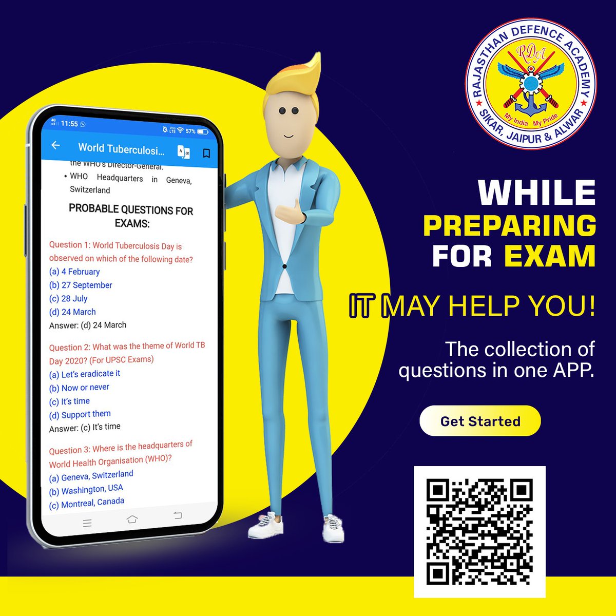 DefenceCollege's tweet photo. You will get the most important set of questions right into our RDA app.
Install Now: https://t.co/LW5dgOJz0Y
#DownloadApp #DownloadNow #SmartphoneApp #StudyMaterial #LearnFromHome #Opportunities #DefenceAcademy #IndianNavy #IndianArmy #IndiaAirForce #Discipline #IndiaSoldiers https://t.co/3TanAV6ZHV