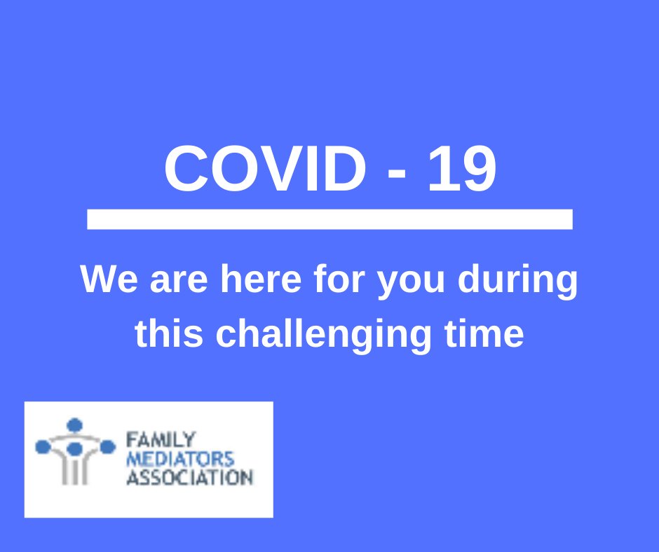 info_fma's tweet photo. The Family Mediators Association is operating at full capacity to support their members at this time. 

If we can be of any assistance during this time please drop us an email at info@thefma.co.uk

#staysafe #stayhome
@NNEvents https://t.co/PskLDo9qat
