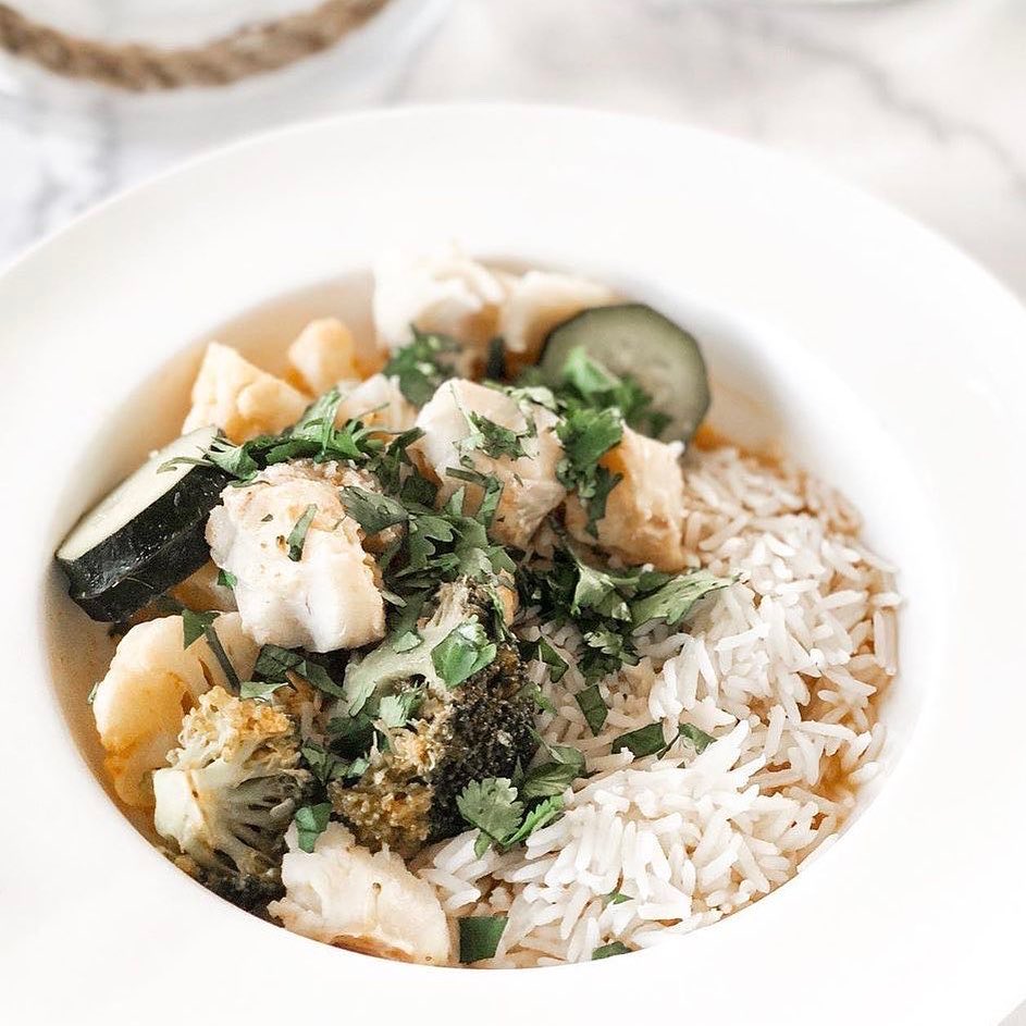 OpenBlueCobia's tweet photo. Fish Curry?
Yes please!
#OpenBlue #Cobia is perfect for red or yellow fish curries with a mild flavor, white color & dense large flake
You need to have this in your life 🙌🏼 !
📷 @diannayota
...
#bareguide #openbluecobia #cobiafish #lingfish #oceanraised #sustainableseafood https://t.co/ykhJuKJdDM