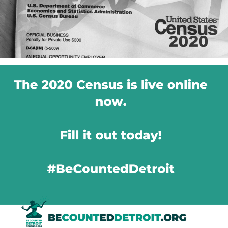 City Of Detroit On Twitter Do Your Part Fill Out The Census The Census Form Is Less Than 10 Questions Takes 10 Minutes And Determines Detroit S Population For The Next 10 Years