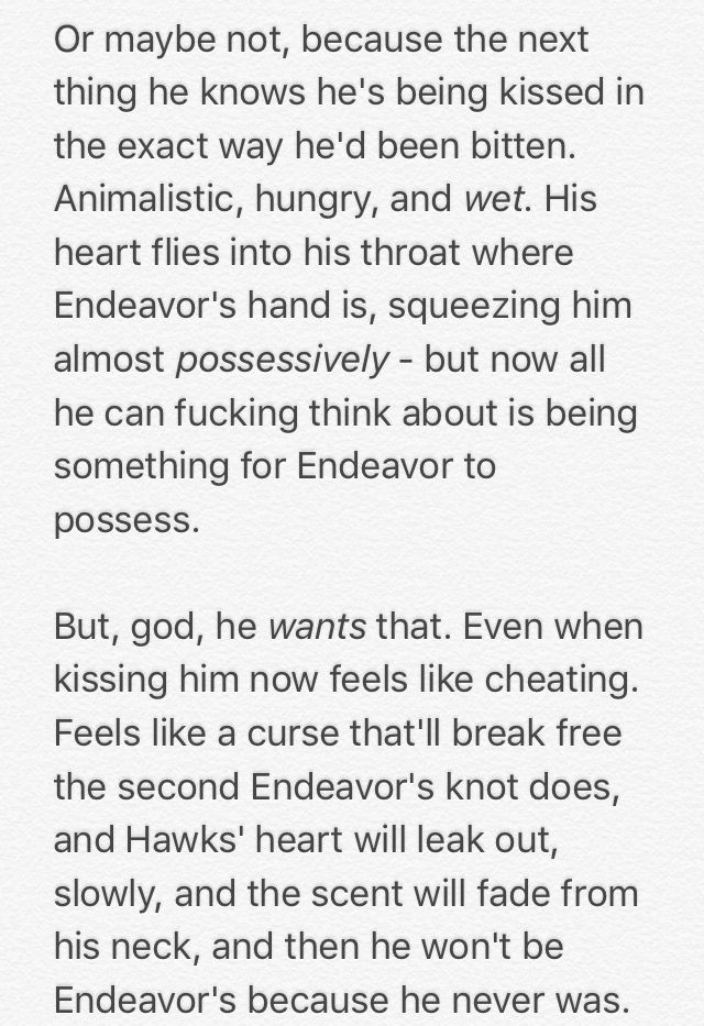 part 5 of however long it takes me to write the words "enji's knot"... lmfao this cannot possibly get more self indulgent