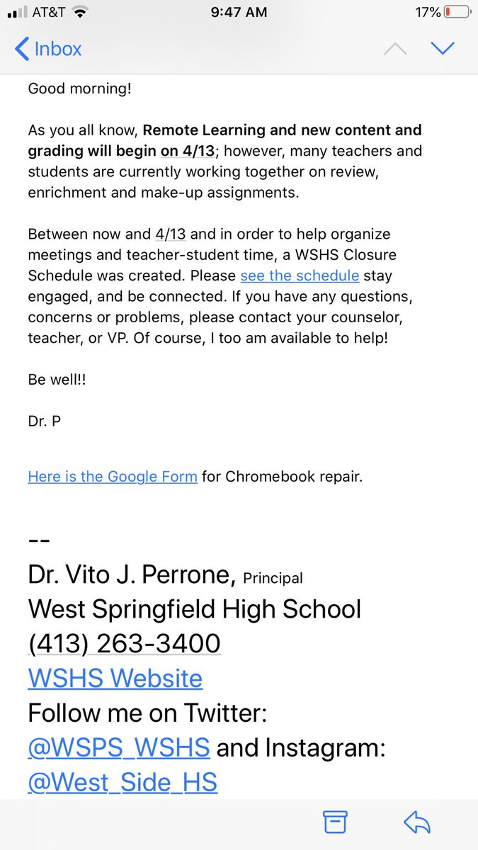 WSPS High School On Twitter Good Morning wshsterriers I Just Sent wsps-high-school-on-twitter-good-morning-wshsterriers-i-just-sent