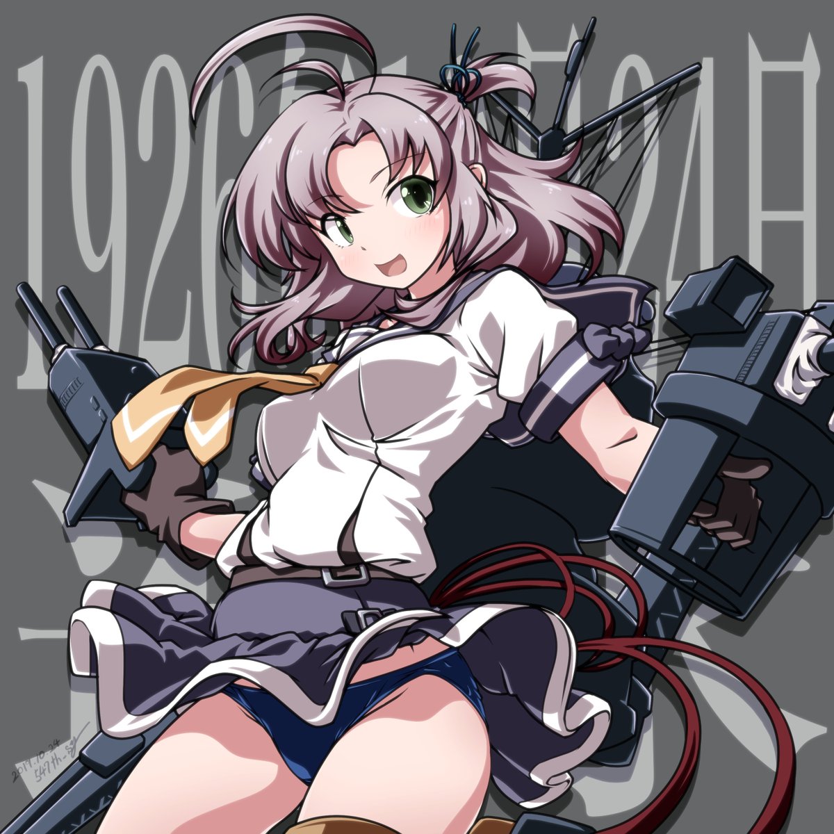 衣笠(艦これ) 「帰宅して夕飯食べて片付けてお風呂入ってたらもうこんな時間・・・
衣笠さん描きたか」|547th_syのイラスト