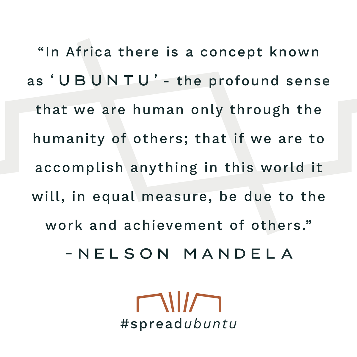Now, more than ever, the meaning of 𝙪𝙗𝙪𝙣𝙩𝙪 has great relevance for the global crisis. More than just an idea, it’s a necessity-if we don’t do this together, it can’t be done. We’re all connected. #spreadubuntu 

#ubuntu #covid19 #spreadlove #spreadpositivity
