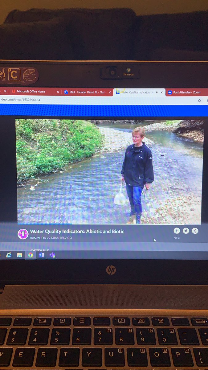 🎥 💧 #VirtualFieldTrip for #WaterQuality #hosted by @muddmail222 using @WeVideo @pascoscientific sensors resources posted to @haikulearning #ScienceResources soon #StayTuned @WSFCS_Science @wsfcs #HappyScienceDirector