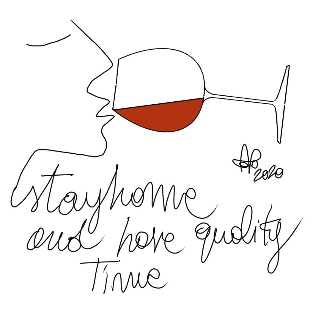 ALHmalbec's tweet photo. “Quedate en Casa y pasa tiempo de calidad”
#QuedateenCasa #StayHome #FamilyTime #wine #vino #drinkresponsibly #beberesponsablemente
Dibujado por | Drawn by: @totob59 https://t.co/9XVeX2PF1o