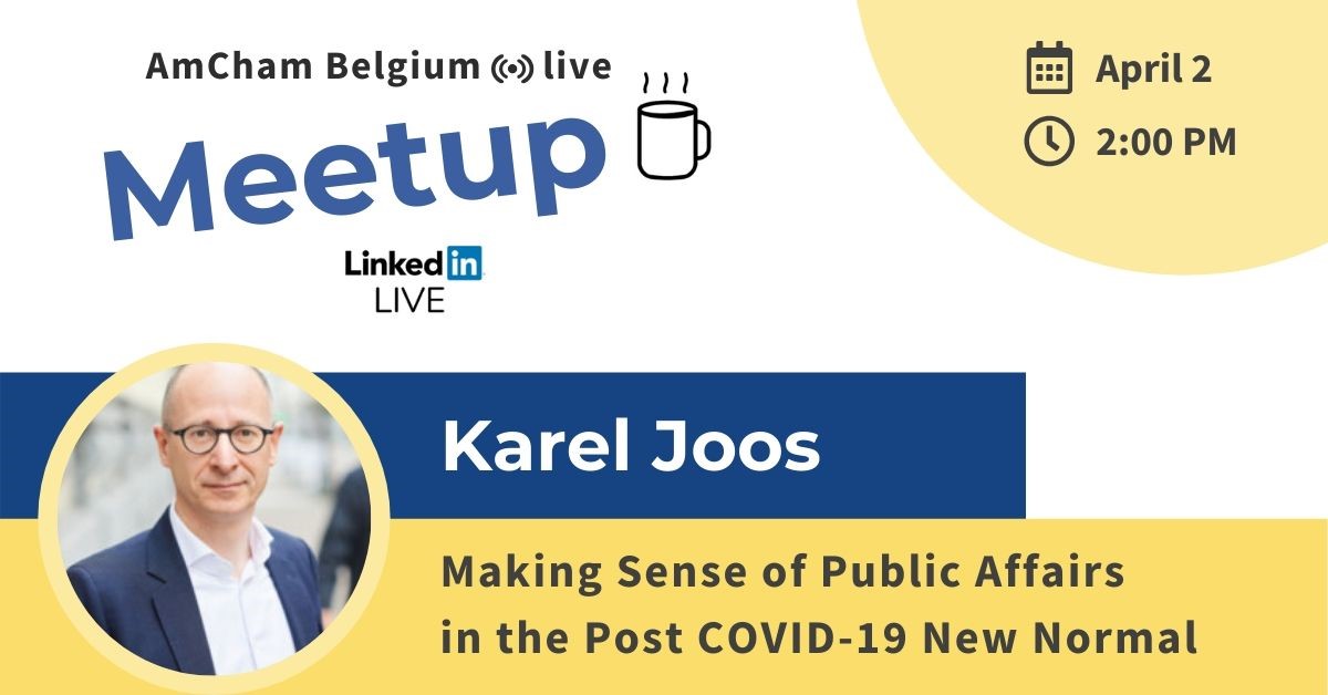 InterelBelgium's tweet photo. Tomorrow afternoon, our very own @kareljoos will be live on @AmChamBE's linkedIn to talk about #PublicAffairs post #COVIDー19. To register for this live session, please head to https://t.co/iXJWWup6BB

https://t.co/obJRM5CnoU #advancinginterests https://t.co/nX4meL3ina