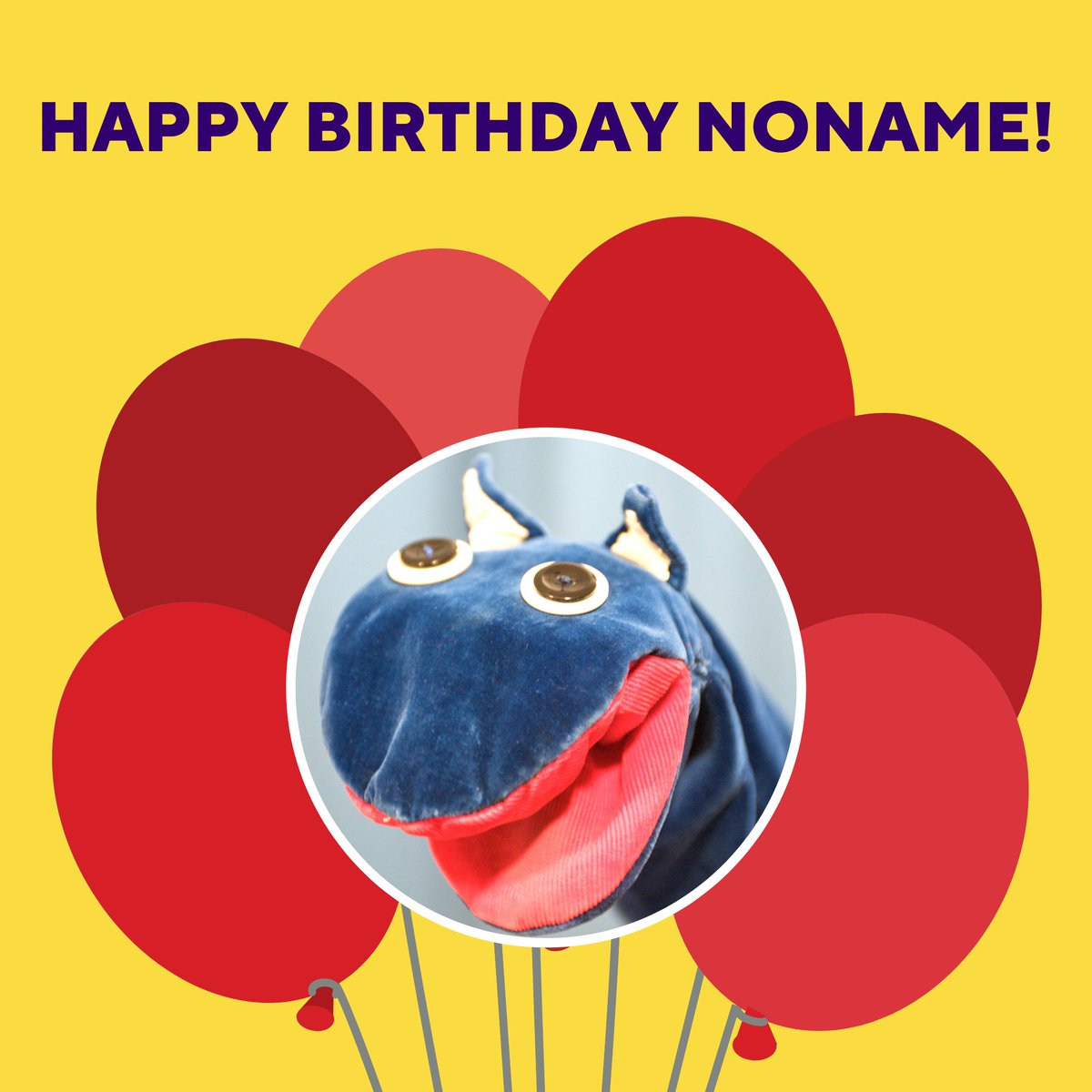 🎈 Happy Birthday Noname! 🎈

Please join us in sending virtual hugs to Noname today!

For those of you that may not know the joy that is Noname, he hosts a live 1 hour show on our Children's Hospital TV station each day!