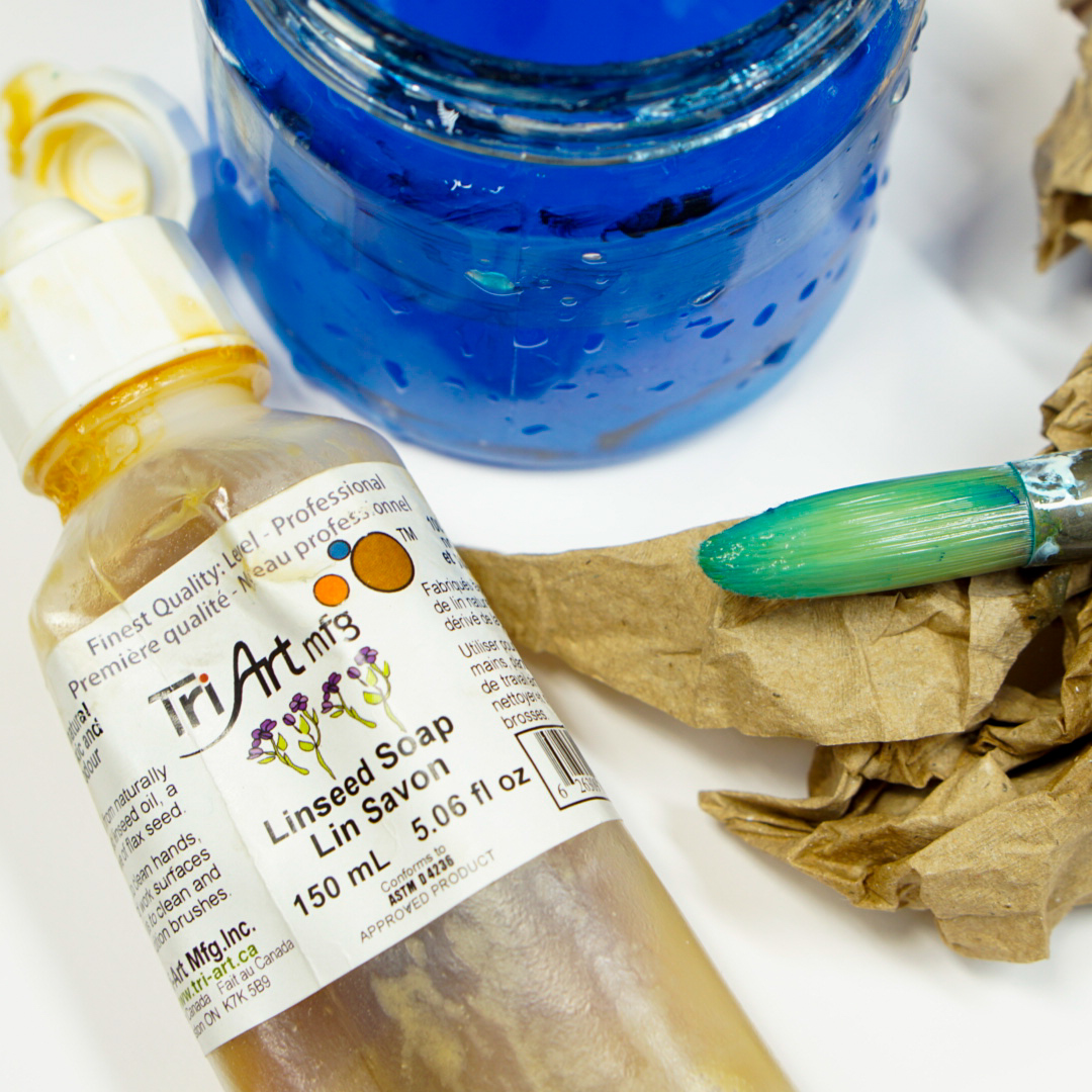 TriArtMfg's tweet photo. If you can get your hands on it, Linseed Soap is one of the best brush cleaners around. We produce this brush soap in a huge range of sizes. It breaks down acrylics and oils and conditions and rejuvenates your paintbrushes.

#brushes #paintprojects #soap #triart #triart25 https://t.co/t7eh5y3cHS