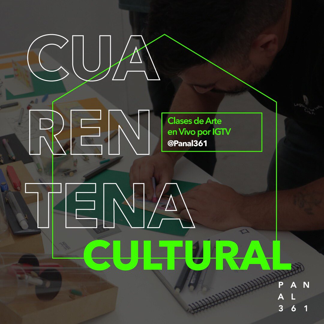 Hoy arrancamos con la nueva propuestaPANAL IGTV: Clases en vivo con artistas y creativos de #Panal361 
MIER 1/4 (18hs.)Clase especial de arte experimental con <a href="/anitvila/">anit</a>
VIE 3/4 (16hs.)Clase especial con Flor Goldzstein @taller_adore para aprender a encuadernar en familia.