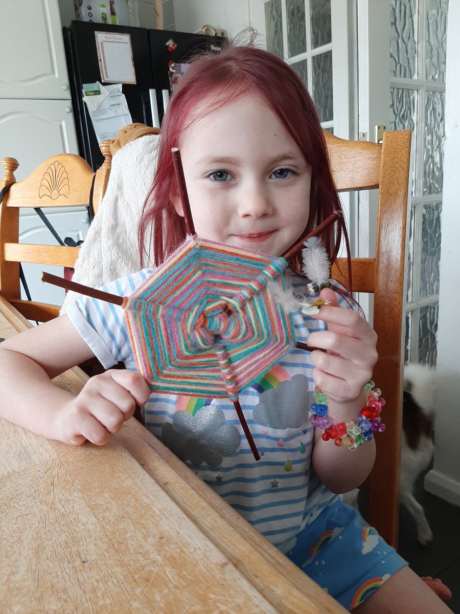 joanneaj39's tweet photo. @school_ws #class1c cleos dream catcher https://t.co/ZR22lyp5LB