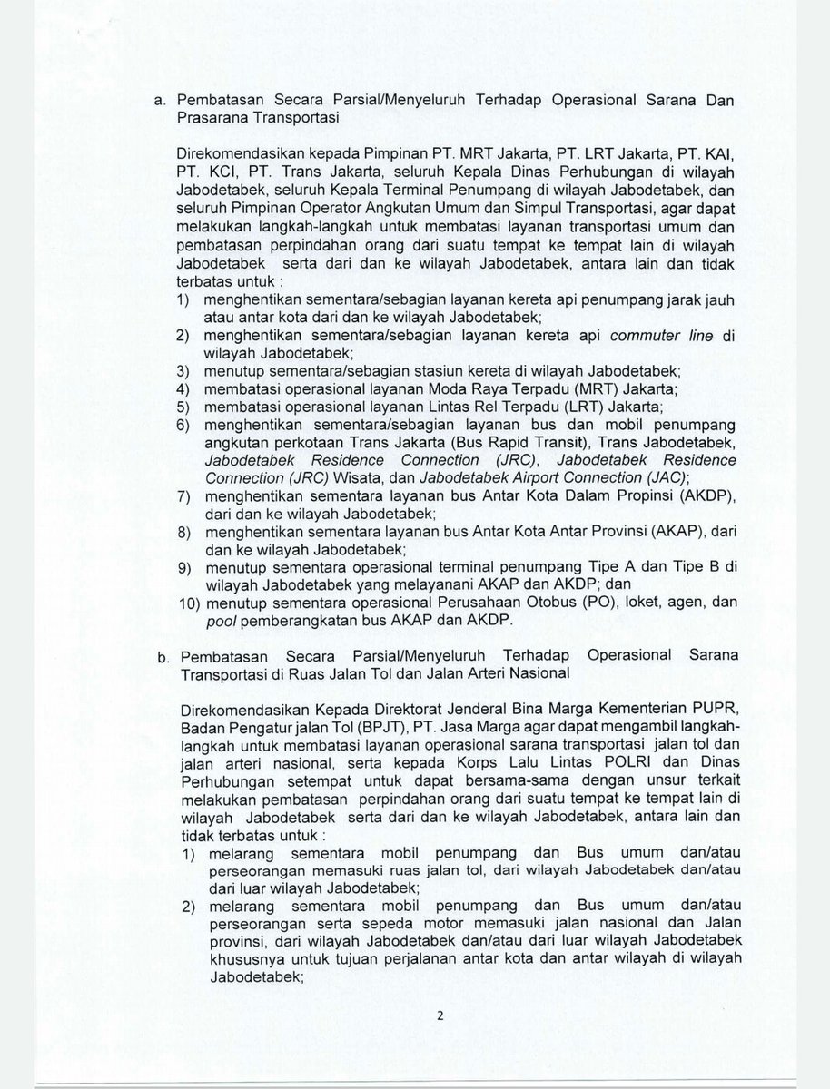 PartaiSocmed's tweet photo. BREAKING NEWS! 
Jabodetabek Lockdown malu2 alias Karantina Wilayah malu2. Kebijakan yg sesungguhnya terlambat karena virus corona sudah terlanjur menyebar ke seluruh Indonesia. https://t.co/DryJhd5nxy