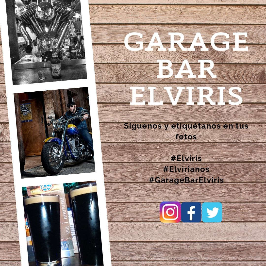 #GarageBarElviris  forma parte de las vidas de muchos de vosotros, por ello queremos que compartas las fotos y vídeos en nuestro local y que nos etiquetes con los hashtags: 
🤘  #Elvirianos
🤘  #GarageBarElviris
🤘  #Elviris
