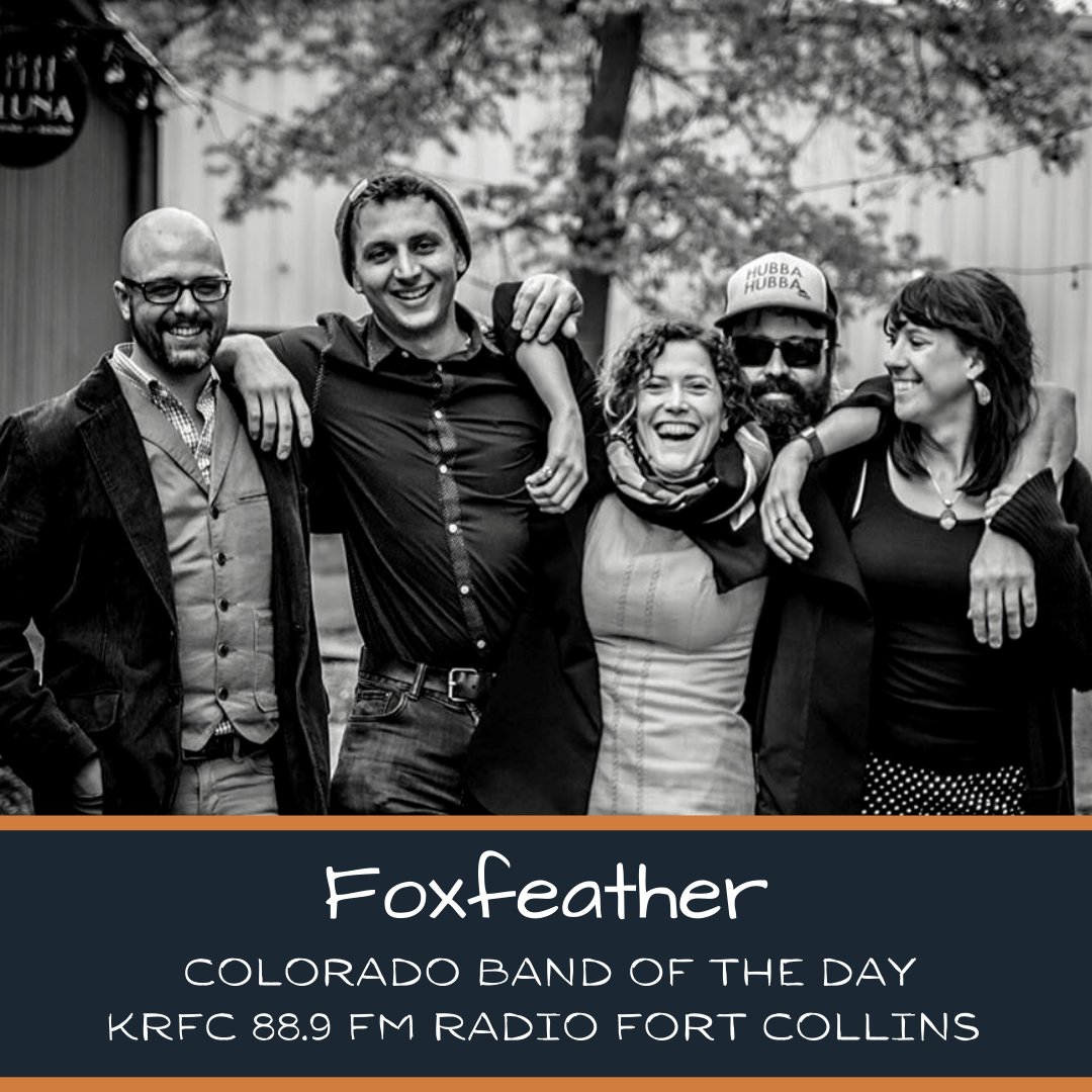 krfcfm's tweet photo. Happy April, everyone! Tune in to catch our Band of the Day, @FoxfeatherMusic! We'll be playing this Boulder-based alt-Americana band's tunes once an hour all day long! https://t.co/61RykJxW4F