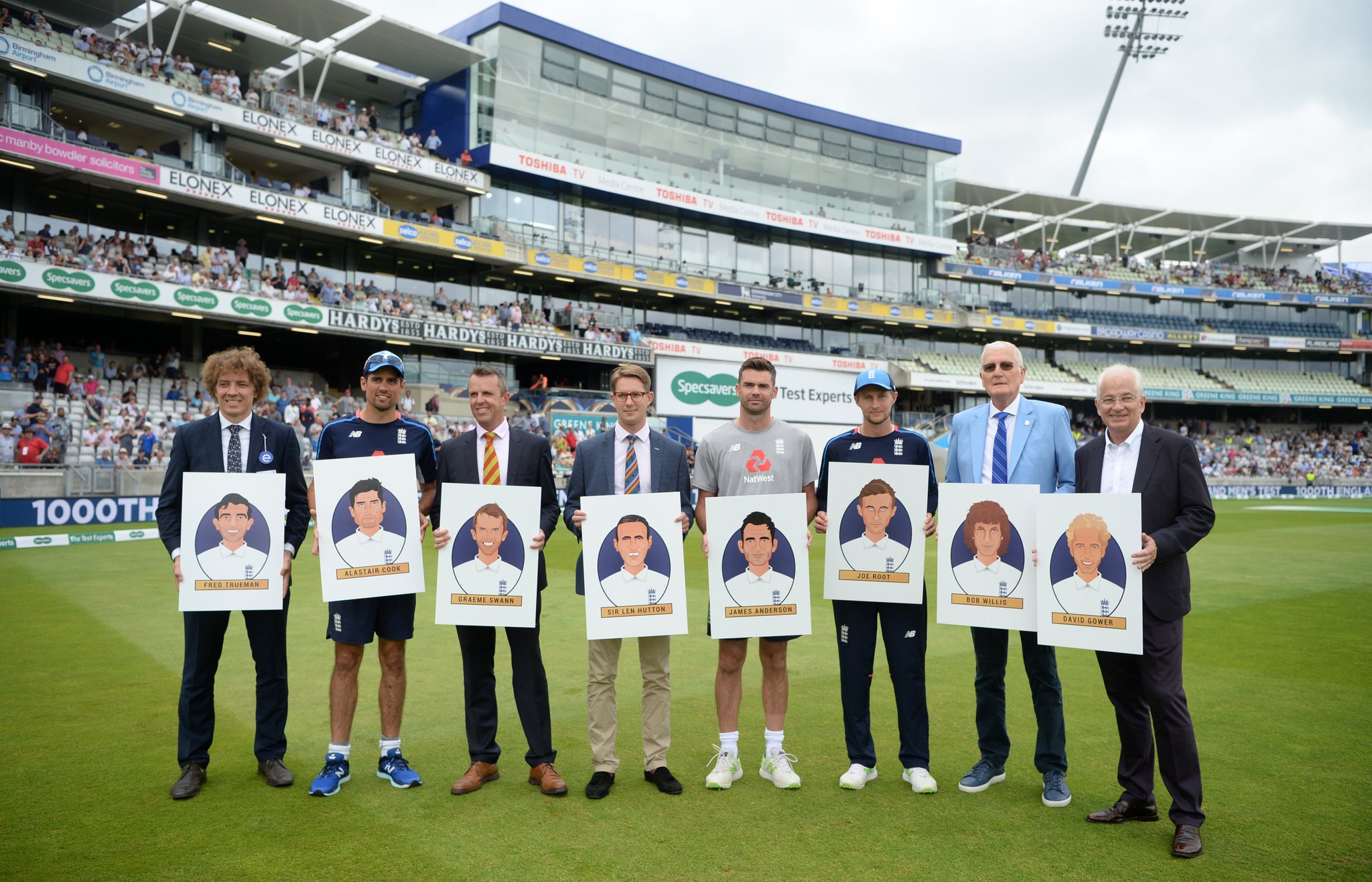 Happy Birthday, David Gower! Always a pleasure to see you at Edgbaston. 