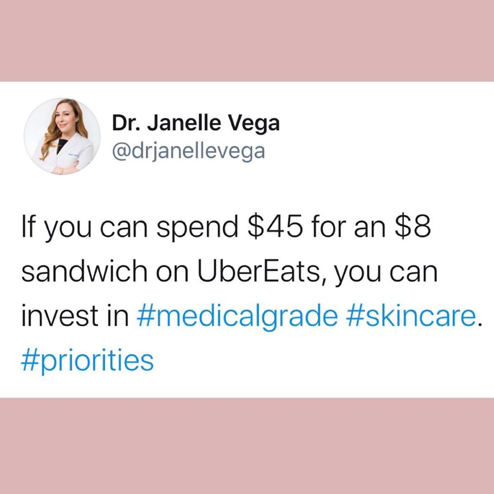 Taking care of it is no joke (even on #AprilFoolsDay)! As always, <a href="/DrJanelleVega/">Dr. Janelle Vega</a> is telling it like it is and reminding you to #TreatYoSelf to quality skincare. Check out soo.nr/Zmv2 to find products that will help you #GetYourGlowOn! ✨ #MayoralDerm #LoveYourSkin