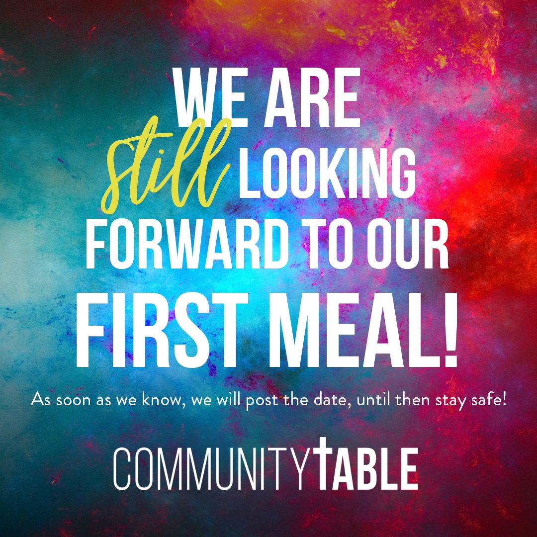 CommTableMN's tweet photo. Things have been changing pretty quickly around here, and we're still trying to figure out when our first #CommunityTableMN meal can be held. As soon as we know, we will post a date. But until then, we hope you're all staying happy and healthy! 💙 https://t.co/szr6UM7yZs