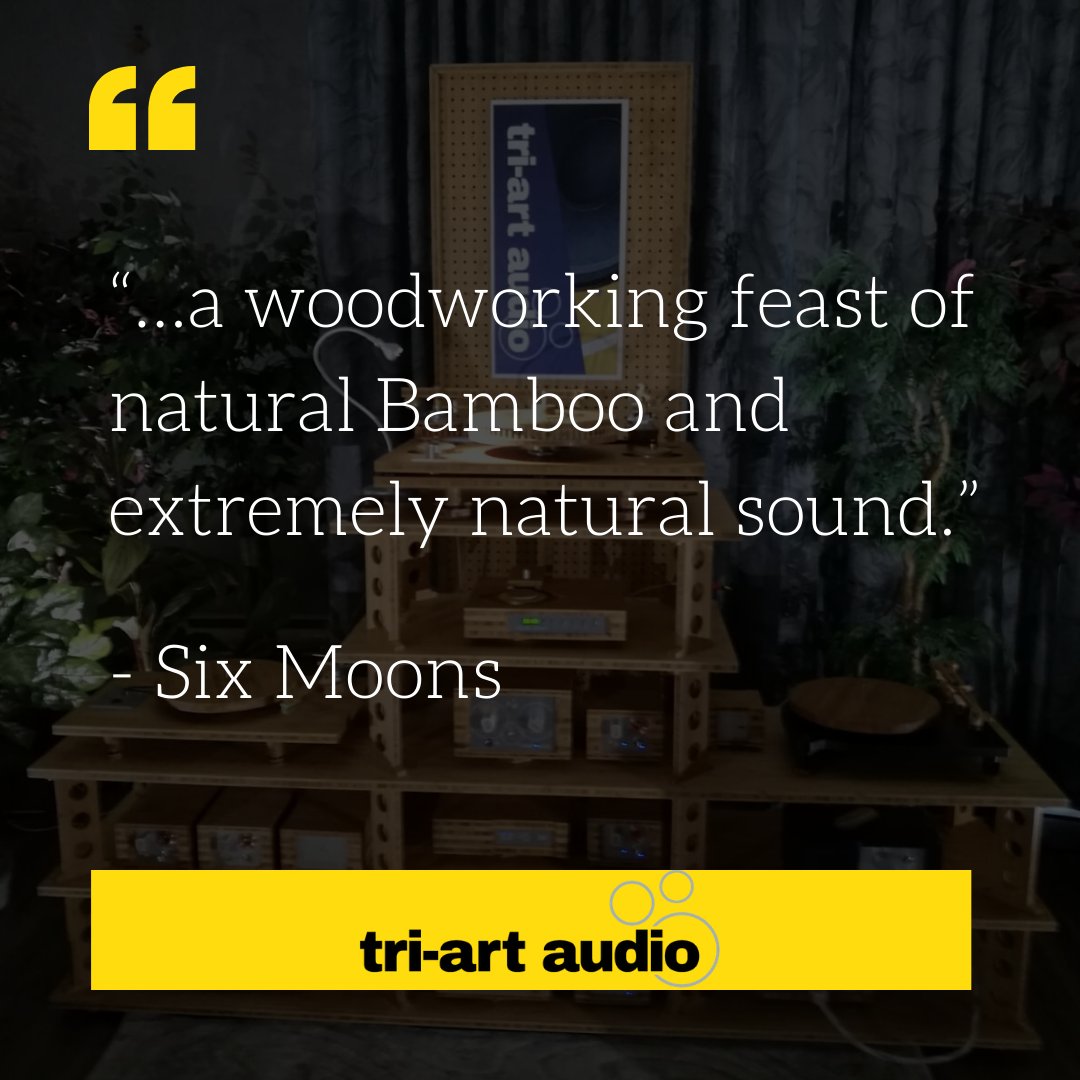 TriArtAudio's tweet photo. Another review, this time from 2017. In these hard times, sometimes looking back can raise the spirits! Stay safe.

#triart #audio #madeincanada #review https://t.co/bKSdF6GsAz