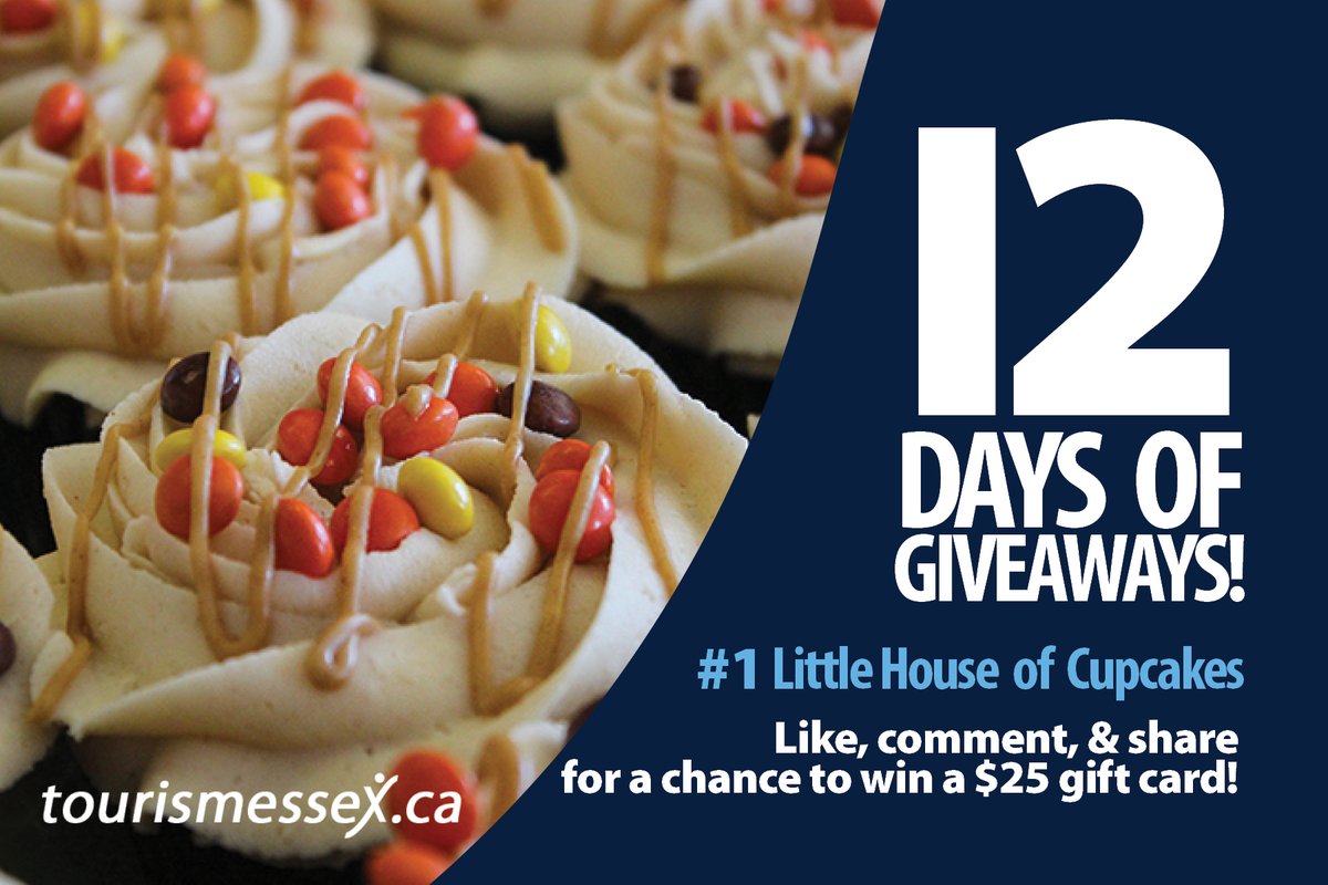 EssexON's tweet photo. To celebrate and support local businesses, we're running a 12 Days of Giveaways contest. Today it's The Little House of Cupcakes and More!

Like, comment, and share this post to be entered into a random draw for a $25 gift card from the featured business. https://t.co/3iLEeYCS2N