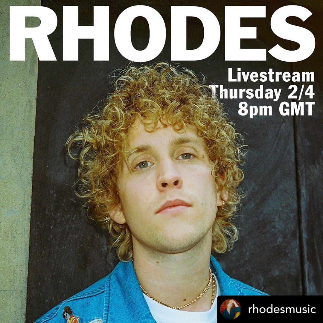 Don’t miss this live stream tomorrow Thursday, 2 April at 8pm GMT
                  ——————-
Posted <a href="/withregram/">Repost app</a> • <a href="/rhodesmusic/">RHODES</a> Tag your friends, your mother, your grandparents, everyone! See you tomorrow 🌹 #rhodesmusic #livemusic #live #thisshouldntwork 🙌🏻❤️🎶🌈💫