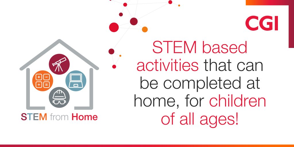 CGI_UKNEWS's tweet photo. CGI is delighted to launch the #STEMfromHome programme, weekly STEM based activities for children that can be completed from home. Get involved, share pictures and help continue to inspire the next generation of #STEM! https://t.co/h5QTx38JUy  #ExperienceCGI #WorkingFromHome https://t.co/Khb7ijcbYD