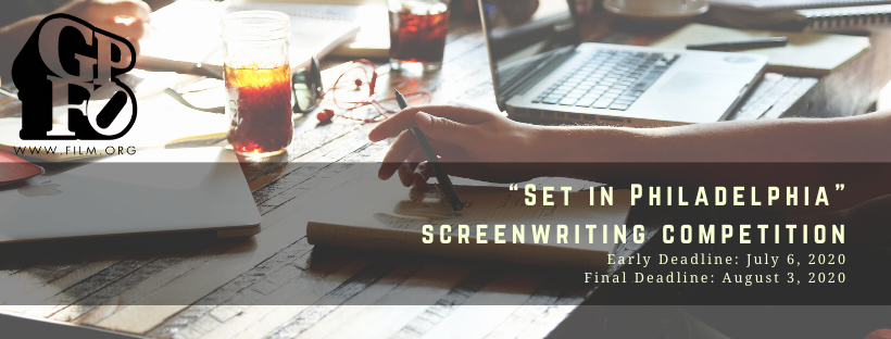 GPFO's tweet photo. TODAY! | Submissions are now open for the 2020 #SetinPhilly Screenwriting Competition! Scripts of all genres will be accepted &amp; must have potential for “shootability” within the Greater Philadelphia region. Visit https://t.co/GXNYAU397g for more info
 #GPFOphilly #PhillyFilm https://t.co/zb7mxIgxoP