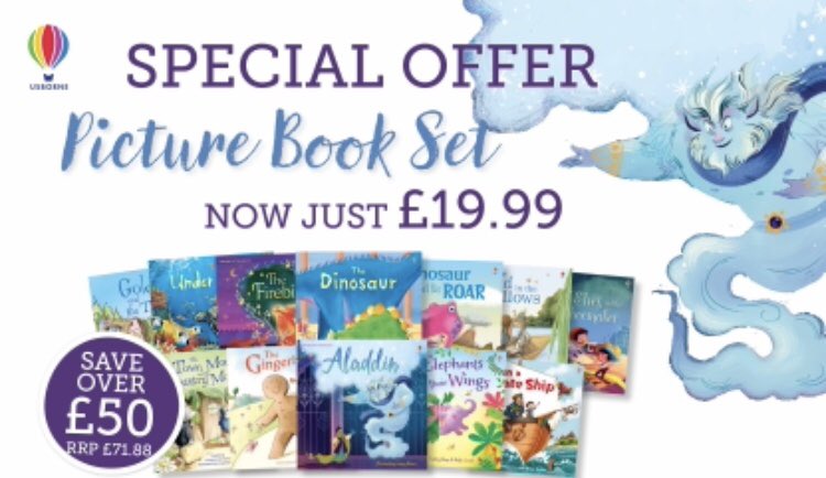 jensbookcorner1's tweet photo. This gorgeous box set contains 12 charming picture book titles. This set is guaranteed to engage very young children whilst also appealing to older children who are just beginning to read independently.

Just £19.99, that’s a saving of over £50 from the RRP 🤩

PM to order https://t.co/Xi80tmxlUS