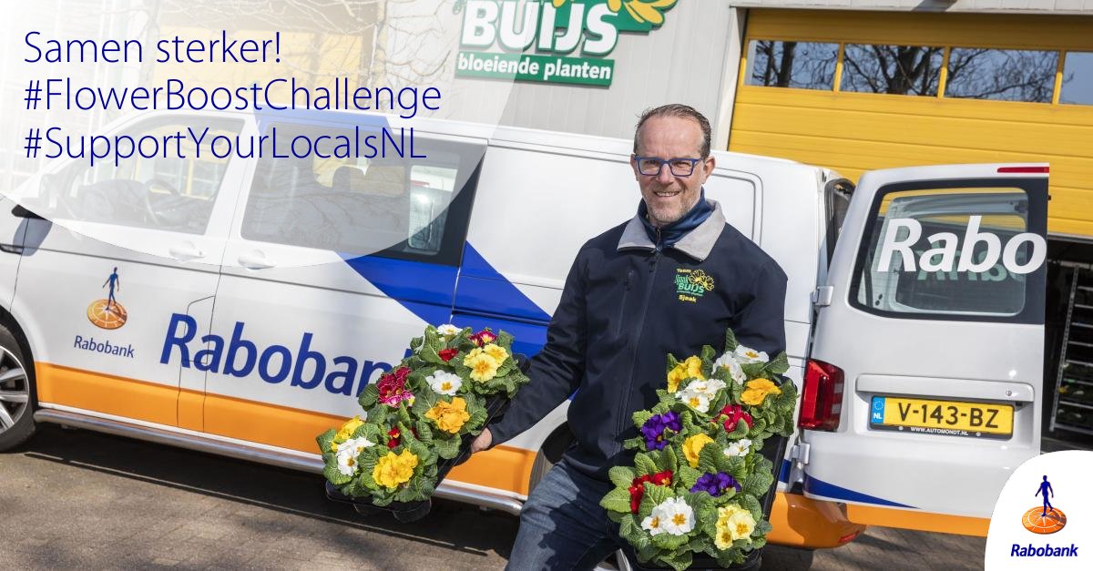 gvhoeven's tweet photo. Vorige week bracht @SjaakBuijs in het kader van #weggooieniszonde perkgoed langs de deur. Mooi initiatief en daarom hebben wij ook onze ledenraadsleden, medewerkers en bezoekers verrast met de Primula's van Sjaak. #flowerboostchallenge #samensterker #supportyourlocalsNL #rabobank https://t.co/HZKjsDQGEQ