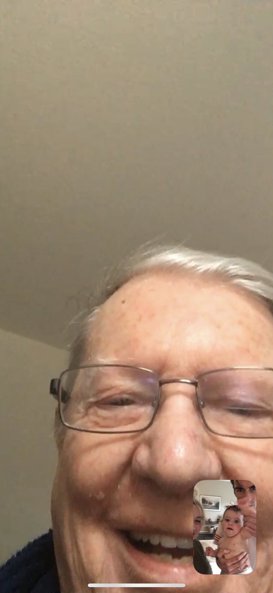 Also shout out to my 88-year-old grandpa who FaceTimed ME last night 🙌🏻 Highly impressed —  seeing as how it took my Boomer parents 20 min to figure out Zoom the night before 😅