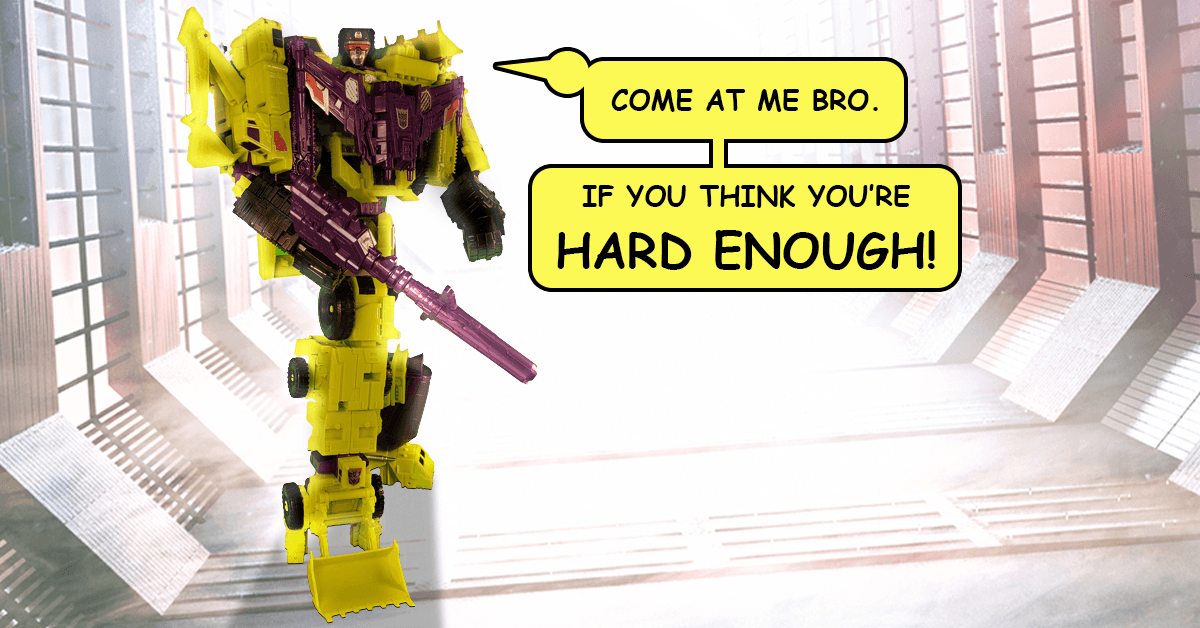 84Nexus's tweet photo. Devastator is ready for ya!
#Transformers #TransformersContest #Contest #Comics #Humor #TransformersComics #WarForCybertron #TitansReturn #Siege #G1 #PowerOfThePrimes #Devastator https://t.co/xxPXbim9gZ