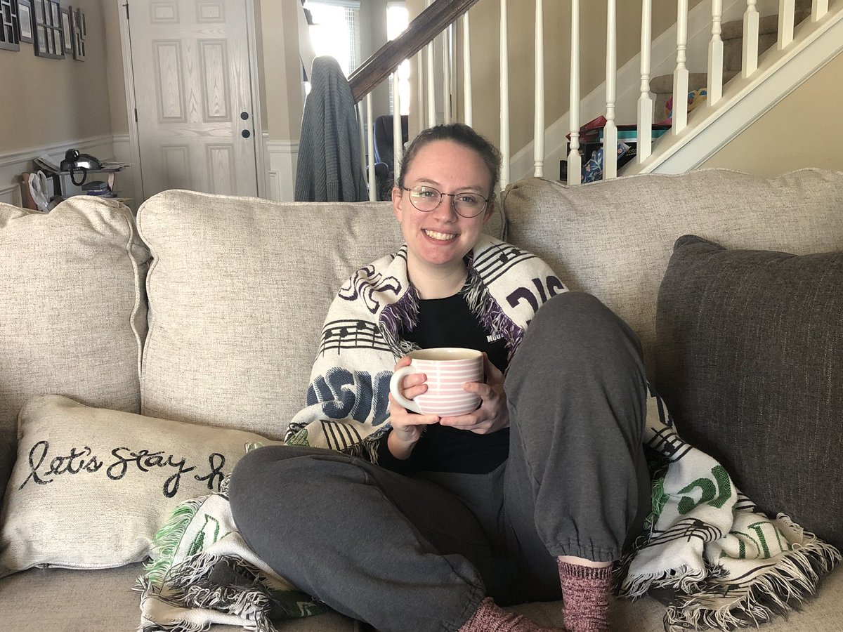 RebeccaSummey's tweet photo. Comfy clothes Wednesday! Do you think I can finally get my students to participate in our digital spirit week when they find out they can just wear sweatpants today? @LEHSDemons @week_le #LEHSeSpirit https://t.co/GXrIe3b4XB