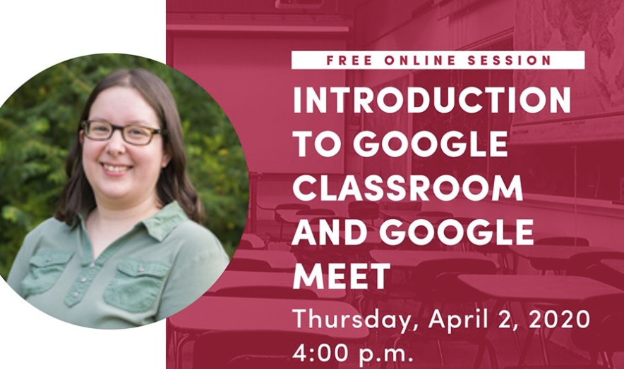 dougemints's tweet photo. Learn all about Google Classroom and Meet with @Alliebcbe on Thursday, April 2, 2020 at 4:00 p.m.
Here is where you register https://t.co/LahPcs0xyD #bcemints #emints #pd4ets #emintsat https://t.co/NCnXxYiTv8