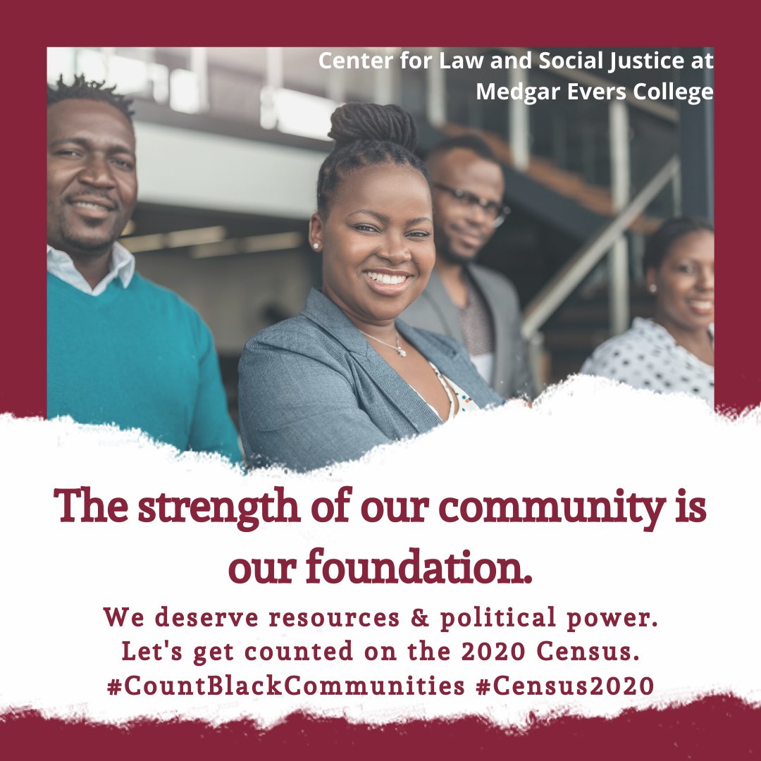 CLSJ_MEC's tweet photo. Let's make our communities even stronger by filling out #Census2020 to ensure that we receive our fair share of federal dollars and representation for the next DECADE. Take a few minutes to complete the census: https://t.co/BsyXsgf8eM #CensusDay #CheckBlack #BlackCensusSeason https://t.co/2VLU9iHyAD