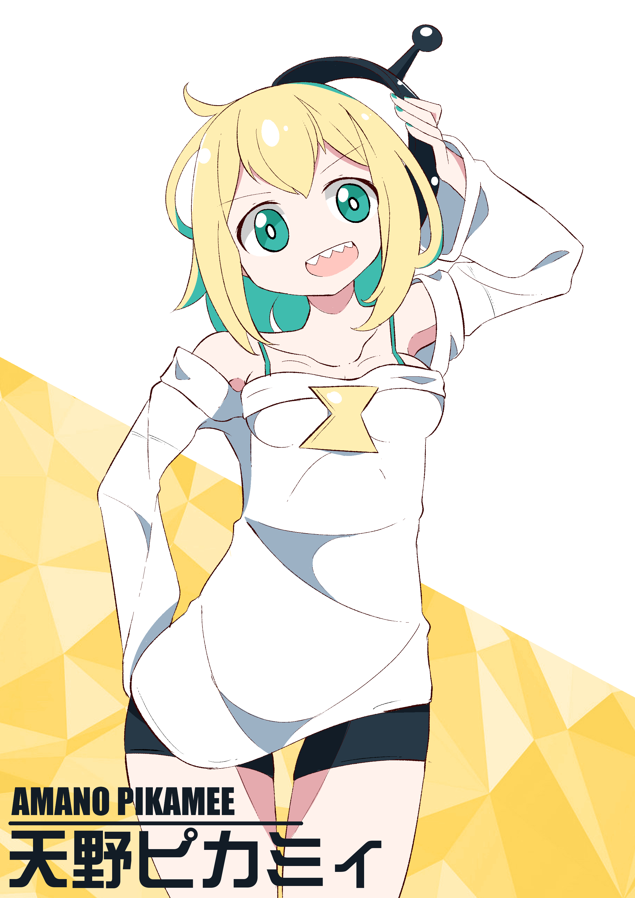 Li King on X: This is Amano Pikamee, the Vtuber designed by r  GYARI. She's very good at English and use both Janpanese and English in her   stream. If anyone like