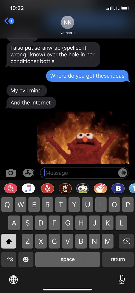 madds_k's tweet photo. When your brother is all proud &amp; shares his April fools pranks he’s doing on his girlfriend 😂 https://t.co/oE4tAWbM8G