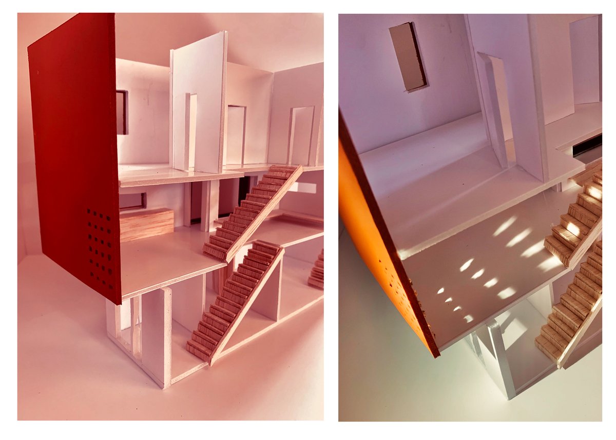 QUBarch's tweet image. More fantastic models by Stage 1 Architecture students @QUBarch @QUBelfast, who have been wonderfully resourceful and creative in their drawings and models #QuarantineLife #virtualdesignstudio #architecturemodels