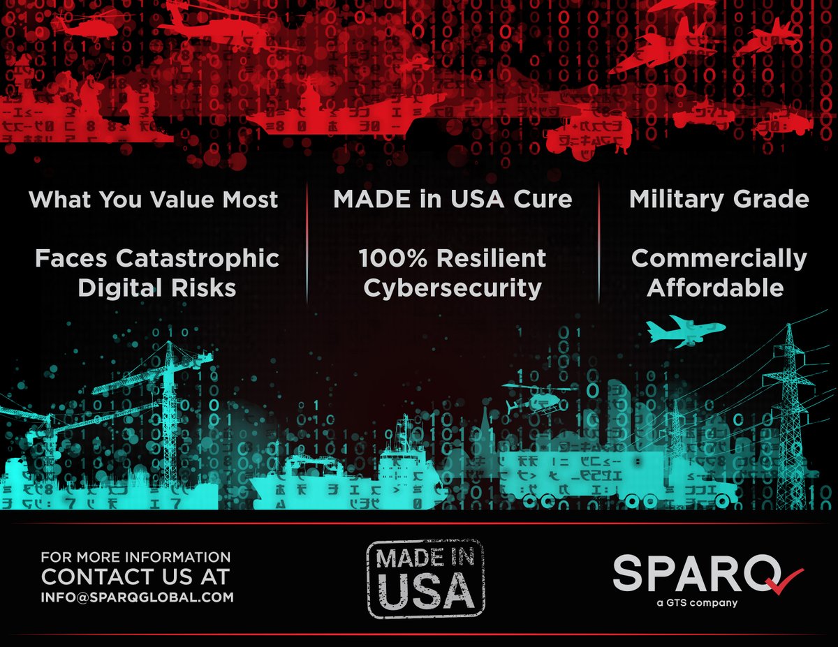 SPARQGlobal's tweet photo. #CyberSecurity #CISO #MADEinUSA #MSSP https://t.co/RxsOb6Zr8l