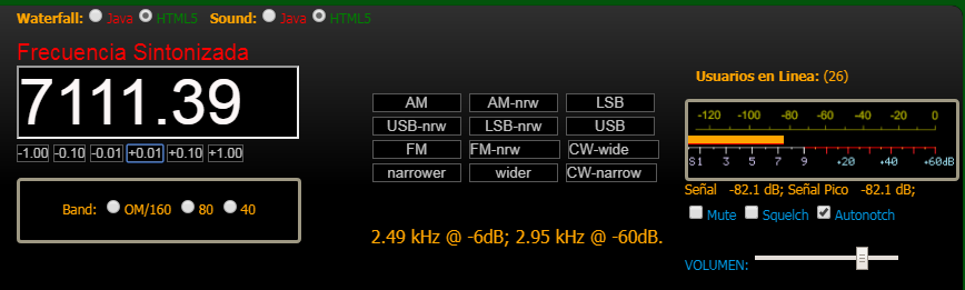 LW5EOL's tweet photo. Escuchando vía SDR Saladillo (LU5DNP) ... Sin propagación en 40m. https://t.co/Gjg8HY5odr