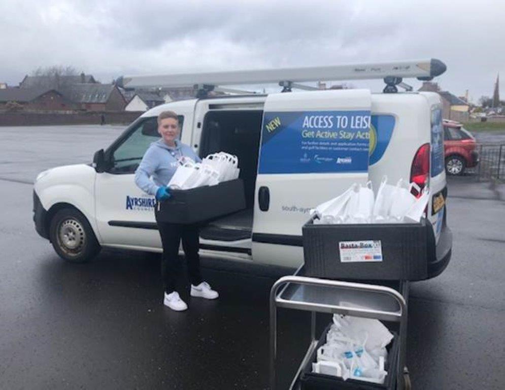 Thanks to our dedicated employee volunteers who were out and about today delivering lunches to eligible children in South Ayrshire!