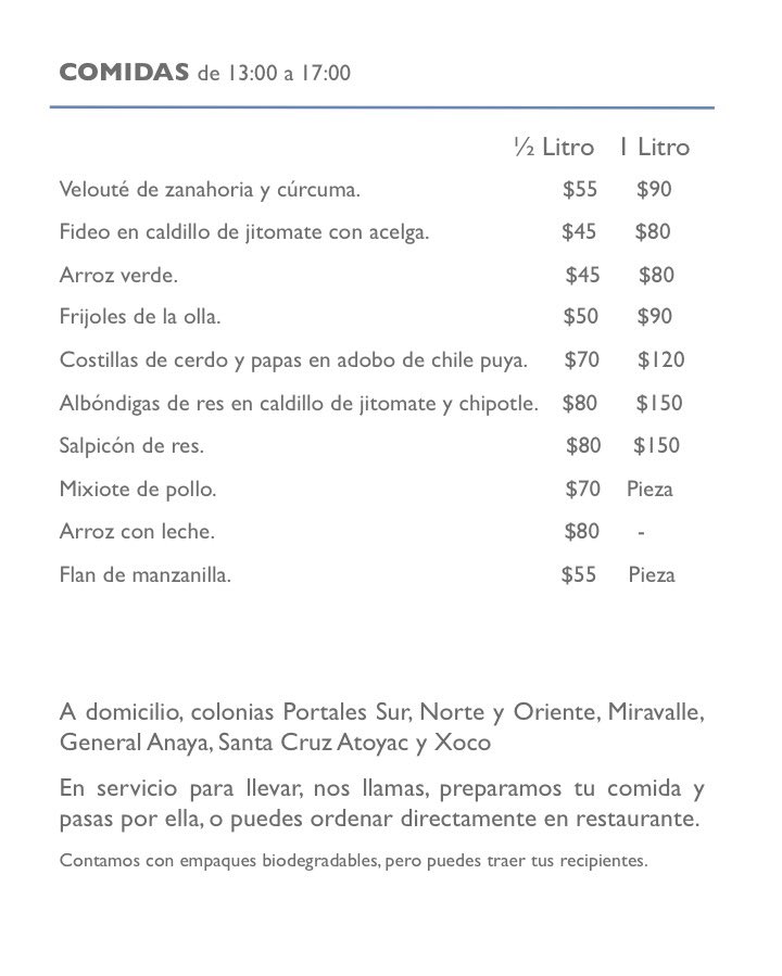 Seguimos con nuestro programa

• I T A C A T E •

Servicio para llevar o a domicilio.

Estamos trabajando, pero siguiendo las instrucciones de la Secretaria de Salud, solo tenemos servicio para llevar o a domicilio.
#JuntoLoVamosALograr #TierraAdentroCocina #RUTAalma