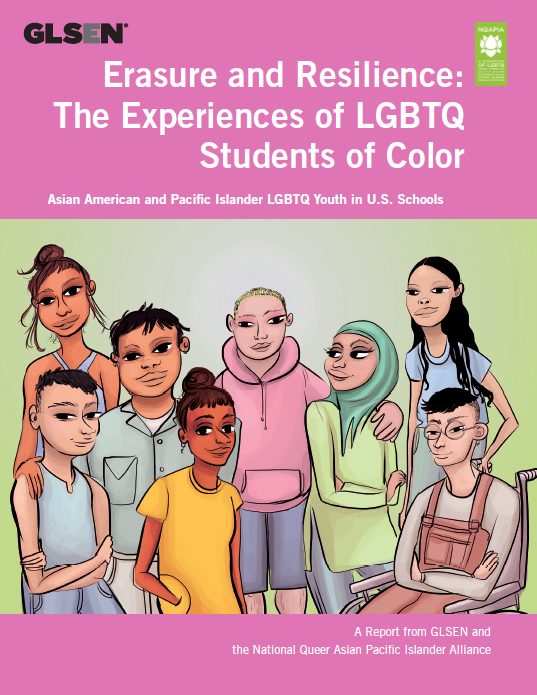 GLSENResearch's tweet photo. Our Erasure &amp; Resilience webinar series continues TOMORROW, when we will discuss brand new data about AAPI LGBTQ students, and how to support this population of youth, with our friends at @NQAPIA.

Register now at https://t.co/IPqccxRmWS https://t.co/hmt4jgS0HC