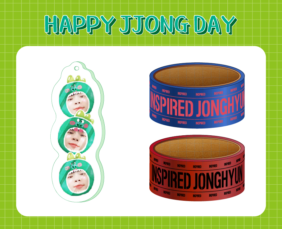 INSPIRED_JJONG's tweet photo. HAPPY JONGHYUN'S DAY

종현이의 생일을 맞아 
이 트윗을 RT 해주시는 분 중 추첨을 통해 
쪼르르 키링 공룡쫑과 INSPIRED 테이프 레드, 블루 중 
택1개씩 총 3분께 드려요
종현아 생일 너무너무 축하해

#나의_봄_종현
#종현이의_31번째_봄
#HappyJonghyunDay https://t.co/bZSQy6eFg7